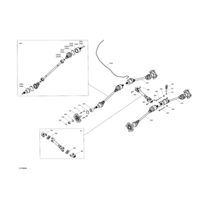 Half  Shaft by Can-Am 705503271 OEM Hardware 705503271 Off Road Express Peach St