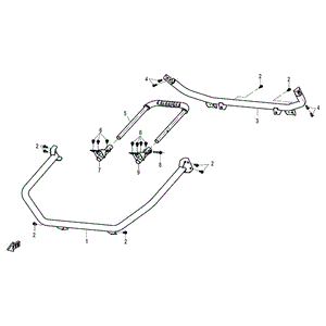 Hand Hold Passenger by CF Moto 9060-037470-1000 OEM Hardware 9060-037470-1000 Northstar Polaris