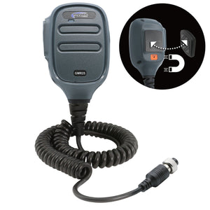 Hand Mic For Gmr25 Mobile Radio With Scosche Magicmount™ by Rugged Radios HM-GMR25 01039374004935 Rugged Radios