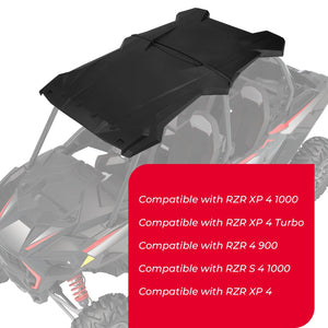 Hard Roof 4 Seater for Polaris RZR XP 4 1000/Turbo by Kemimoto B0112-02701BK Roof B0112-02701BK Kemimoto