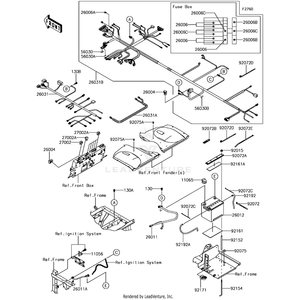 Harness by Kawasaki 26031-1644 OEM Hardware 26031-1644 Off Road Express Peach St