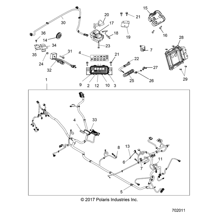 Harness-Chassis,Adapter,Accy by Polaris