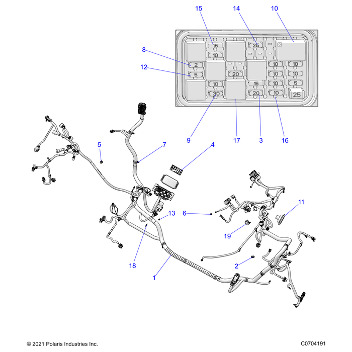 Harness-Chassis,Winch,Abs by Polaris