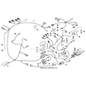 Harness,Console (08 Xtx) By Arctic Cat 0486-275 OEM Hardware 0486-275 Off Road Express