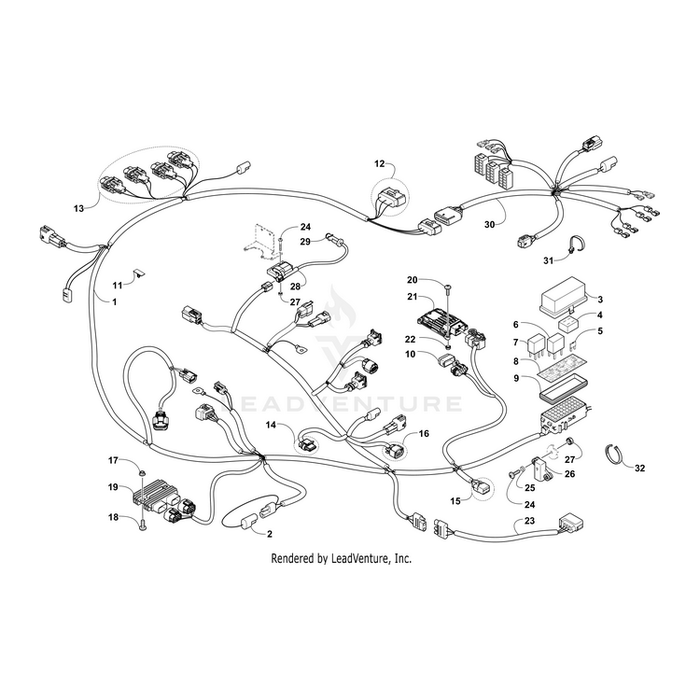 Harness, Console By Arctic Cat