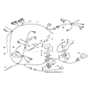 Harness/Dia,Main (09 Prowler Xt) By Arctic Cat 0486-311 OEM Hardware 0486-311 Off Road Express