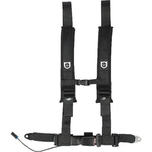 Harness Driver Side Black by Pro Armor A16UH348BL Safety Belt 4-Pt Driver Side 67-6348BK Western Powersports