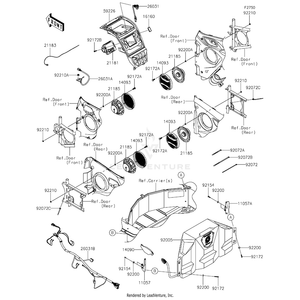 Harness,Main,Audio by Kawasaki 26031-3847 OEM Hardware 26031-3847 Off Road Express Peach St