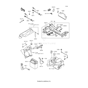 Harness,Main by Kawasaki 26031-0719 OEM Hardware 26031-0719 Off Road Express Peach St