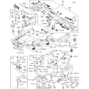 Harness,Main by Kawasaki 26031-1535 OEM Hardware 26031-1535 Off Road Express Peach St