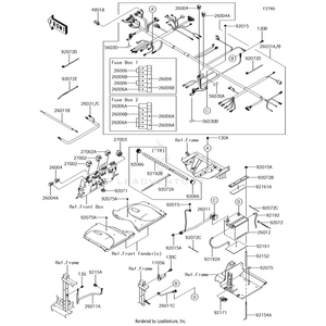 Harness,Main by Kawasaki 26031-1885 OEM Hardware 26031-1885 Off Road Express Peach St