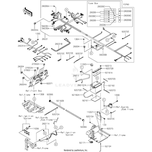 Harness,Main by Kawasaki 26031-2110 OEM Hardware 26031-2110 Off Road Express Peach St