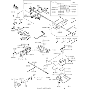 Harness,Main by Kawasaki 26031-2237 OEM Hardware 26031-2237 Off Road Express Peach St