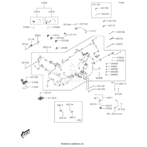 Harness,Main by Kawasaki 26031-Y026 OEM Hardware 26031-Y026 Off Road Express Peach St