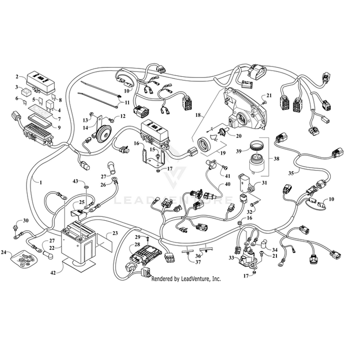 Harness, Main (Inc. 2-9) By Arctic Cat