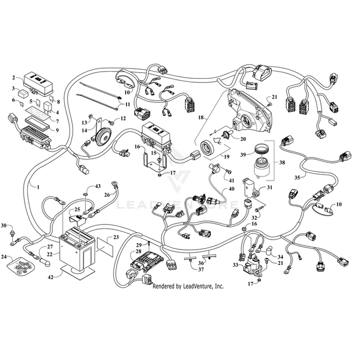 Harness, Main (Inc. 2-9) By Arctic Cat