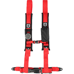 Harness Passenger Red by Pro Armor A16UH349RD Safety Belt 4-Pt Pass Side 67-6349RD Western Powersports