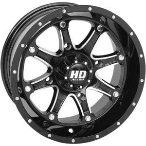 HD4 Beadlock Wheel 12x7 - 4/137-5+2(+10 mm) by STI 12HD407 Beadlock Wheel 02301002 Parts Unlimited Drop Ship