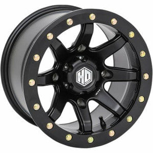 HD9 Wheel 15X7 4/156 5+2 (+30mm) by STI 15HB923 Beadlock Wheel 02301053 Parts Unlimited Drop Ship