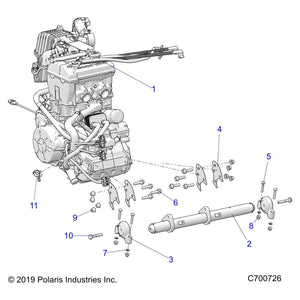 Head Bolt 10Mm X 1.50Mm X60Mm by Polaris 7518826 OEM Hardware P7518826 Off Road Express