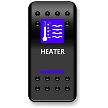 Heater Rocker Switch Blue by Moose Utility