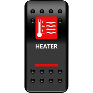 Heater Rocker Switch Red by Moose Utility HTR-PWR-R Rocker Switch 21060449 Parts Unlimited