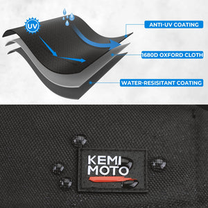 Heavy Duty 1680D Oxford Fabric Roof for Polaris General by Kemimoto B0112-04801BK Soft Top B0112-04801BK Kemimoto