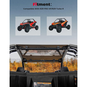 Heavy Duty Tinted PC Roof Top for RZR PRO XP/Turbo R by Kemimoto B0112-05101SK Roof B0112-05101SK Kemimoto