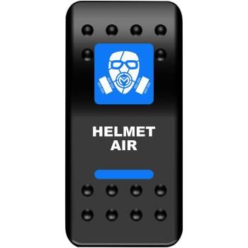 Helmet Air Rocker Switch Blue by Moose Utility