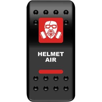 Helmet Air Rocker Switch Red by Moose Utility