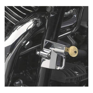 Helmet Lock for 1-1/4" to 1-1/2" Tube Universal Chrome by Kuryakyn 4232 Helmet Lock 497324 Tucker Rocky