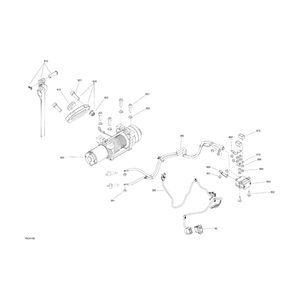 Hex. Flange Elastic Nut M10 by Can-Am 233201414 OEM Hardware 233201414 Off Road Express Peach St