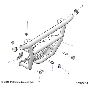 Hex Flange Screw, 10 Mm X 1.5 M by Polaris 7519764 OEM Hardware P7519764 Off Road Express