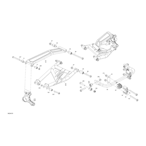 Hex. Screw M10 X 70, Scotch Grip by Can-Am 207507046 OEM Hardware 207507046 Off Road Express Peach St