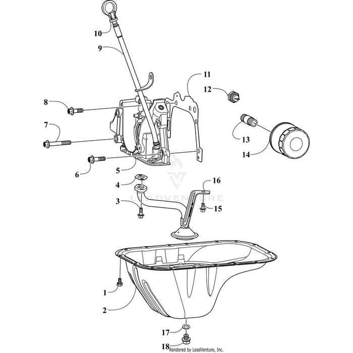 Hexagon Bolt W/Flange By Arctic Cat