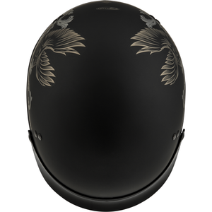 HH-65 Corvus Helmet w/ Peak by GMAX Half Helmet Western Powersports