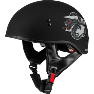 HH-65 DRK1 Half Helmets by GMAX H16512508 Half Helmet 72-72212X Western Powersports Matte Black/Grey / 2X