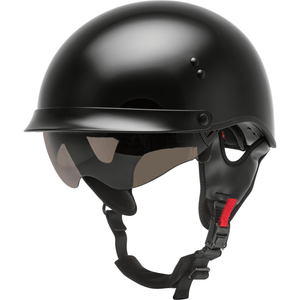 HH-65 Full Dressed Helmet by GMAX H9650028 Half Helmet 72-54532X Western Powersports Drop Ship 2X / Black