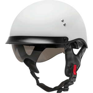 HH-65 Full Dressed Helmet by GMAX H9650208 Half Helmet 72-54552X Western Powersports Drop Ship 2X / White