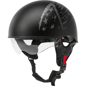 HH-65 Naked Bravery Helmet by GMAX Half Helmet Western Powersports Drop Ship