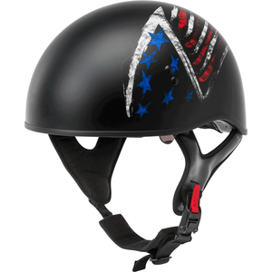 HH-65 Naked Bravery Helmet by GMAX Half Helmet Western Powersports Drop Ship