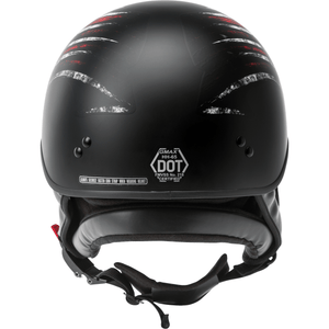 HH-65 Naked Bravery Helmet by GMAX Half Helmet Western Powersports Drop Ship