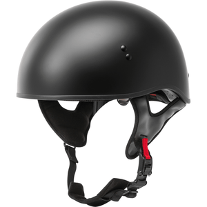 HH-65 Naked Helmet by GMAX H1650076 Half Helmet 72-5443L Western Powersports Drop Ship LG / Matte Black