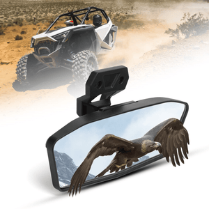 High-Definition Center Rear View Mirror for RZR PRO XP / Turbo by Kemimoto B0106-03203BK Rear View Mirror B0106-03203BK Kemimoto