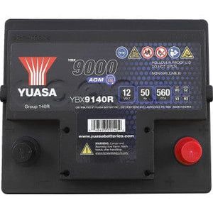 High Performance AGM Maintenance-Free Battery by YUASA YBXM79L1560MUL Battery 21130899 Parts Unlimited Drop Ship