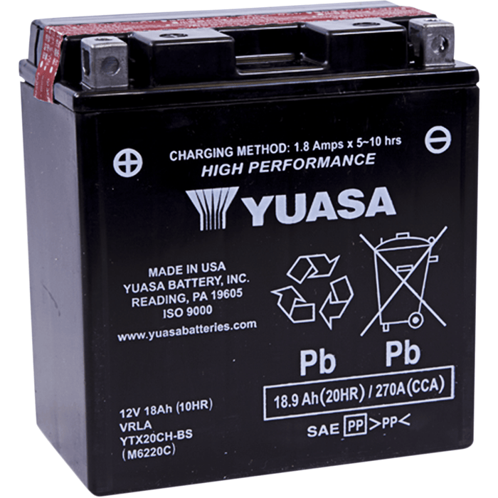 High Performance Agm Maintenance-Free Battery By Yuasa