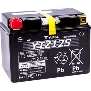 High Performance Agm Maintenance-Free Battery By Yuasa YUAM7212A AGM Battery YTZ12S Parts Unlimited Drop Ship