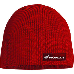 Honda Beanie Red One Size By D'Cor 70-110-1 Skull Cap 862-70110 Western Powersports