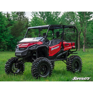 Honda Pioneer 1000 / 1000-5 Scratch Resistant Flip Down Windshield by SuperATV FDWS-H-PIO1K-70 Folding Windshield FDWS-H-PIO1K-70 SuperATV