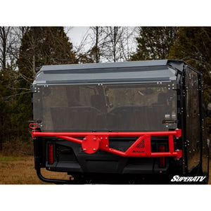 Honda Pioneer 1000-5 Rear Flip Windshield by SuperATV RWS-H-PIO1K5-76 Folding Windshield RWS-H-PIO1K5-76 SuperATV